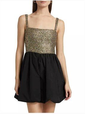 Amanda Uprichard Christine Dress mini dress with bubble skirt